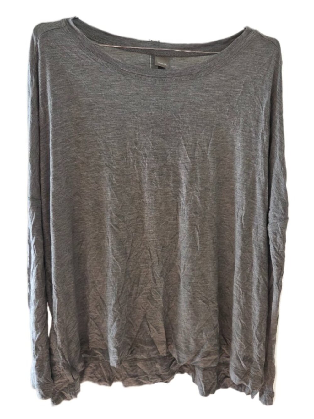 Brand New Bench Addendum Oversized Long Sleeve Light Gray Athletic Shirt